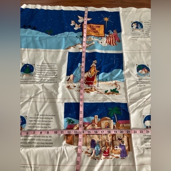 Cranston print fabrics Follow the Star book project 43” x 35” - Picture 9 of 10